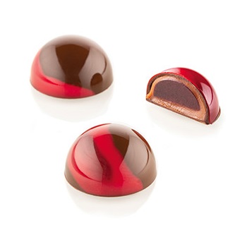 Silikomart Kit Semisfera 01 Polycarbonate Praline Chocolate Mould